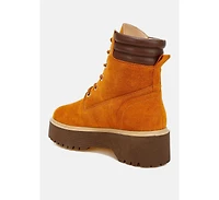 Parula High Ankle Suede Boots