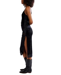 Free People Women's Raise A Toast V-Neck Midi Dress