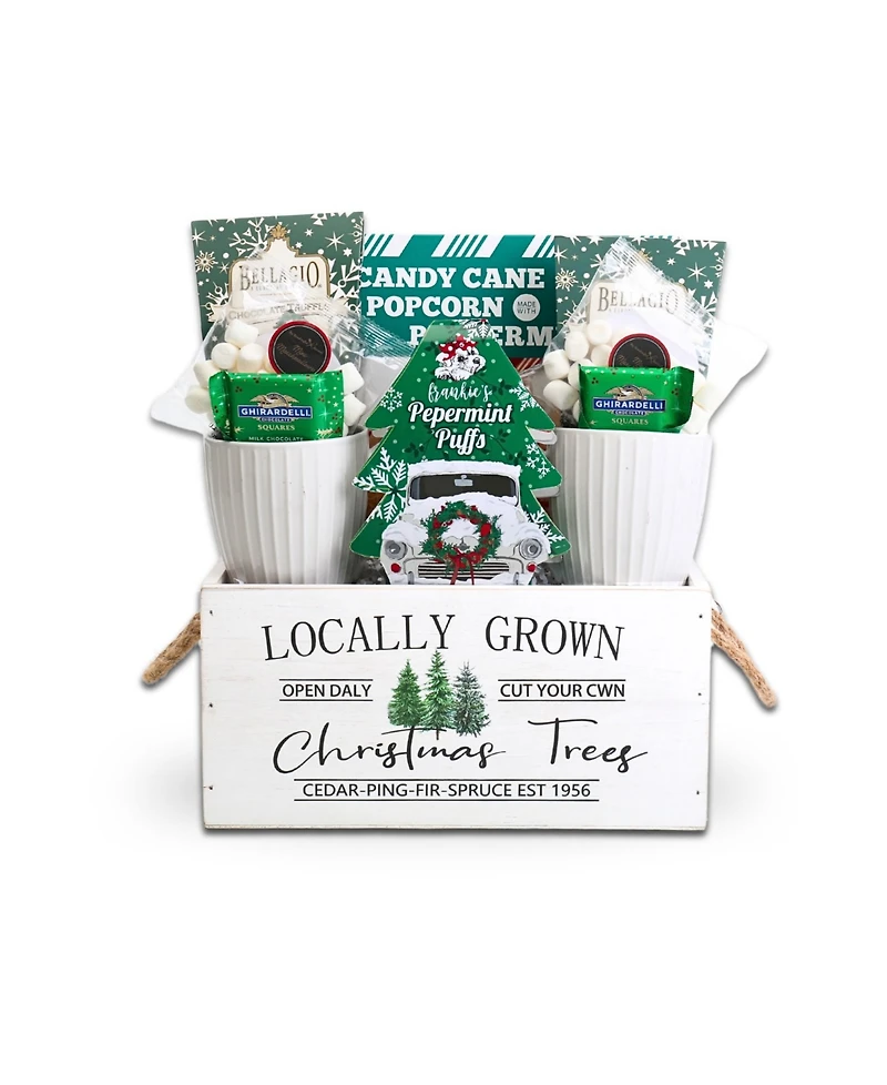 Alder Creek Gift Baskets Holiday Locally Grown Trees, 10-Pc.