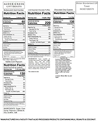 Alder Creek Gift Baskets Holiday Winter Wonderland Gift Tower, 7 Piece Set