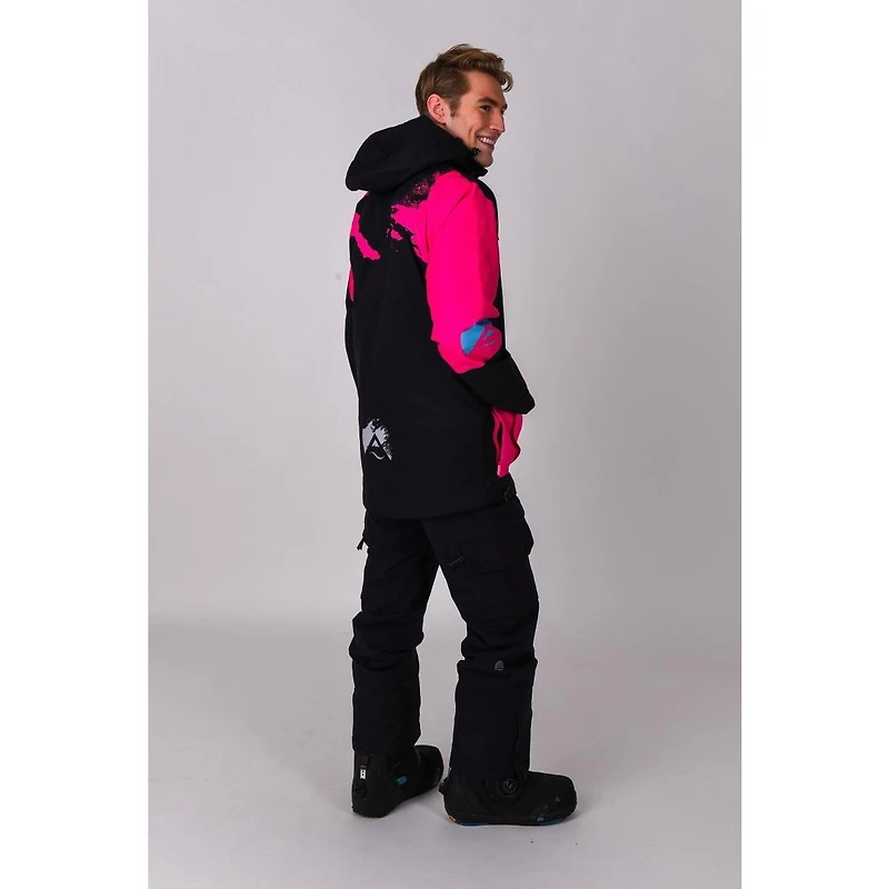 Oosc Men's Afterparty Jacket Black & Pink