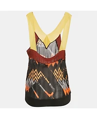 Pre-Owned Missoni Women's Zig Zag Knit Sleeveless Top