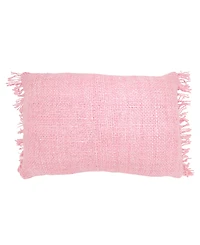 Saro Lifestyle Fringe Down Filled Decorative Pillow