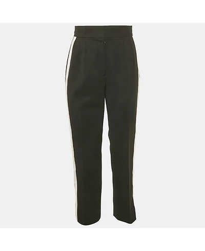 Pre-Owned Dolce & Gabbana Women's Gabardine Tapered Trousers