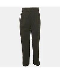 Pre-Owned Dolce & Gabbana Women's Gabardine Tapered Trousers