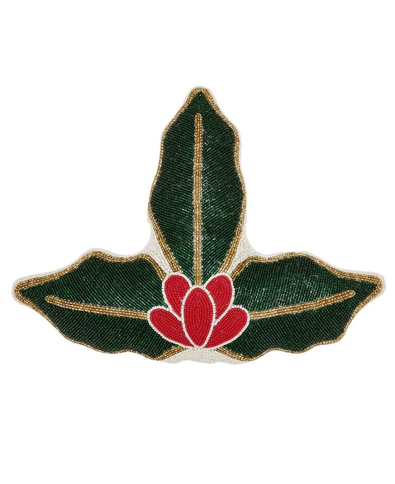 Saro Lifestyle Holly Poly Filled Decorative Pillow