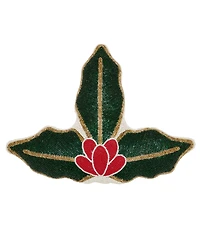 Saro Lifestyle Holly Poly Filled Decorative Pillow