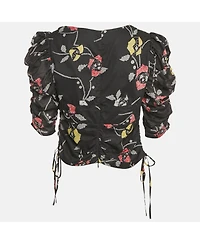 Pre-Owned Isabel Marant Women's Etoile Printed Cotton Galaor Top