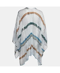 Pre-Owned Missoni Women's Pre-Owned M Missoni Blue Lurex Knit Open Front Cardigan One