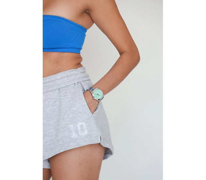 Peugeot Women's 36mm Sport Watch with Blue Dial and Stainless Steel Bracelet