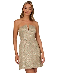 Adrianna Women's Woven Jacquard Mini Dress