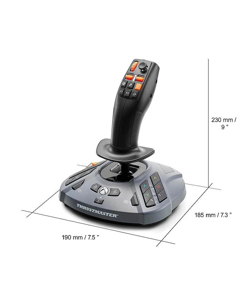 Thrustmaster SimTask FarmStick Joystick for Xbox Series X|S and Pc, Black/Gray
