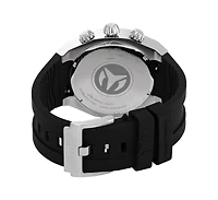 Technomarine Men's Tm-520000 Reef Sun Quartz Chronograph Black, Silver Dial Watch