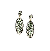 Sohi Women's Oval Drop Earrings