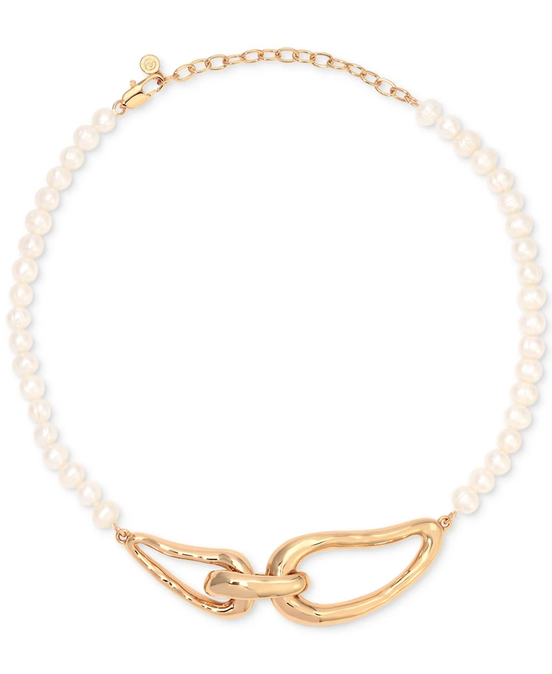 Ettika Molten Muse Cultivated Pearl Necklace
