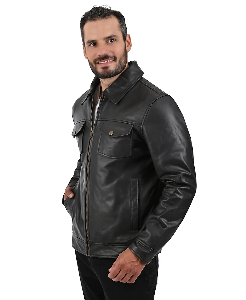 Frye Men's Regular-Fit Collared Neck Jacket