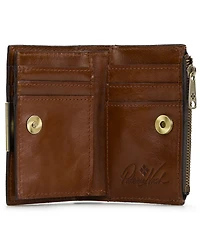 Patricia Nash Busalla Leather Bifold Zipper Wallet