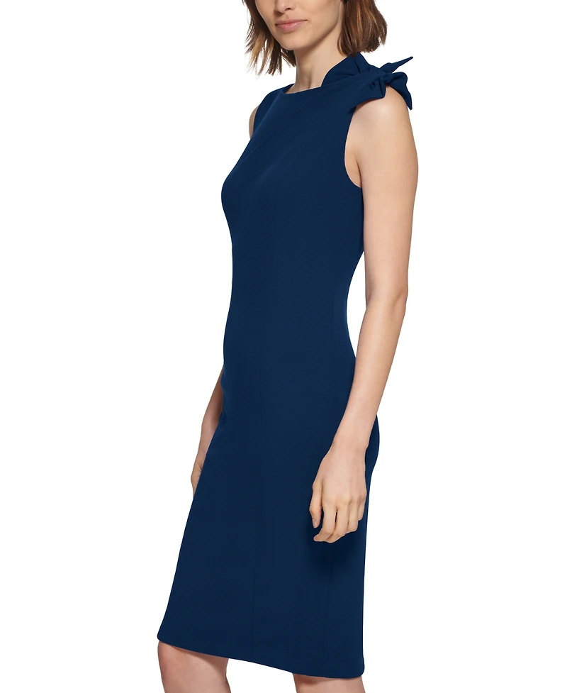 Calvin Klein Women's Boat Neck Short Dress