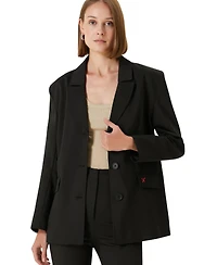Pcfg Women's Cotton Blend Classic Blazer