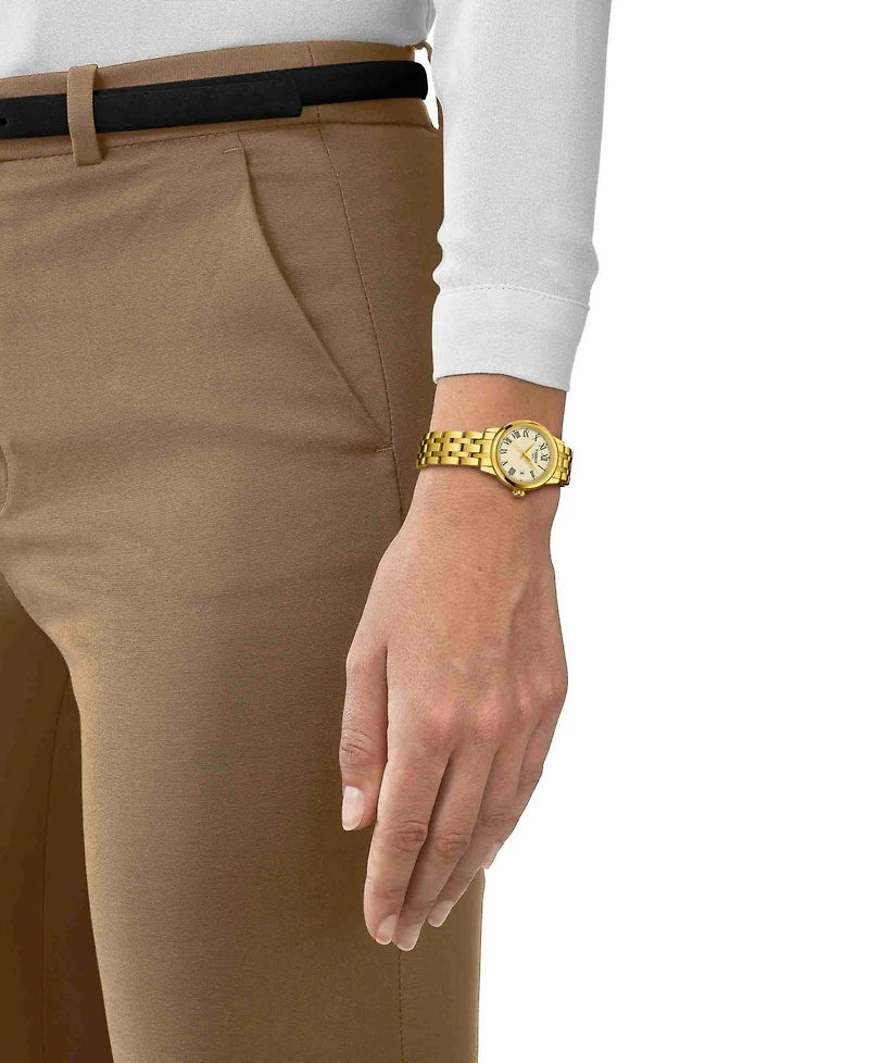 Tissot Women's Gold Stainless Steel Bracelet Watch, 28mm