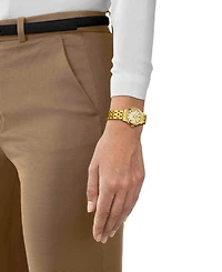 Tissot Women's Gold Stainless Steel Bracelet Watch, 28mm