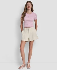 Dkny Jeans Women's Mid Rise Shorts