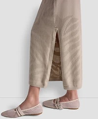 Dkny Jeans Women's Engineered Zebra Pointelle Skirt