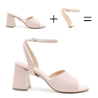 Alterre Women's Twiggy Brown Snake Customizable Loop Sandal