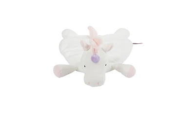WubbaNub Baby White Unicorn Lovey