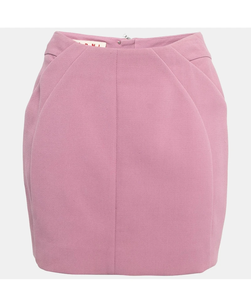 Pre-Owned Marni Women's Pink Cotton Mini Skirt