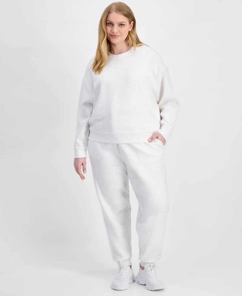 And Now This Trendy Plus High Rise Drawstring Jogger Pants, Macy's Exclusive