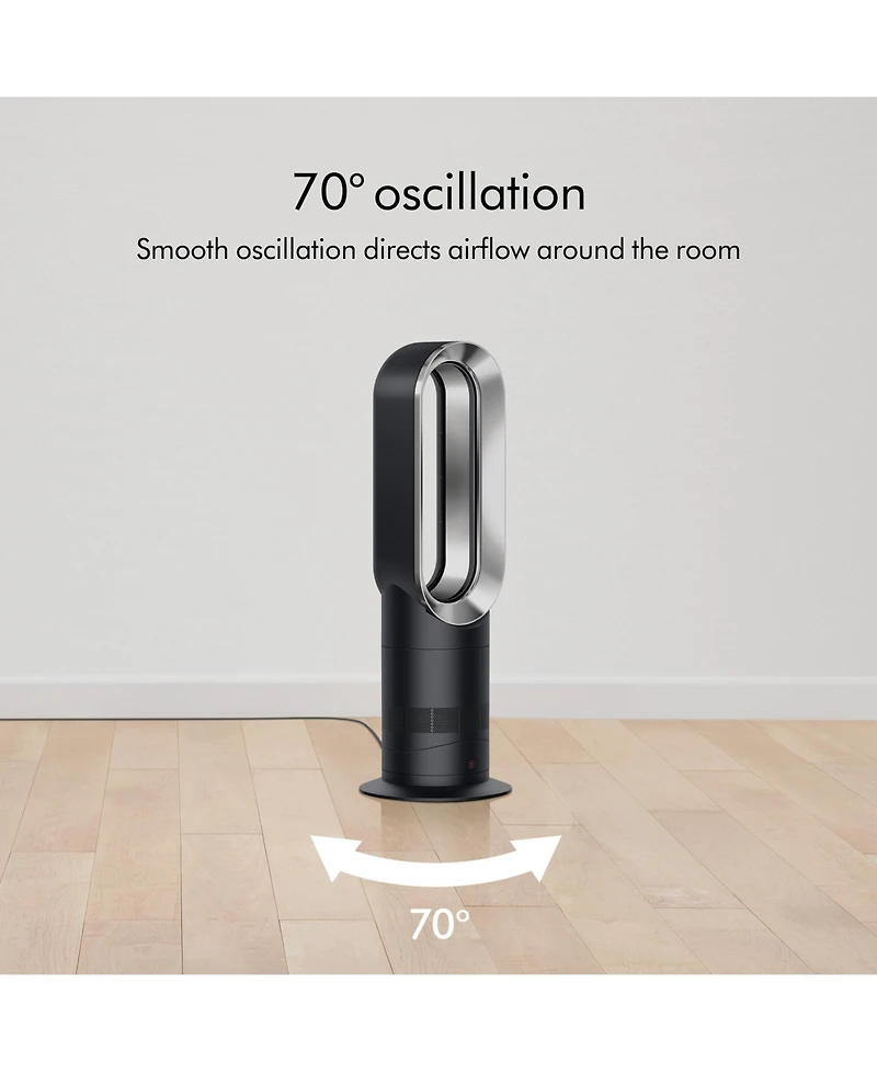 Dyson Hot+Cool Jet Focus fan heater AM09 | Black/Nickel