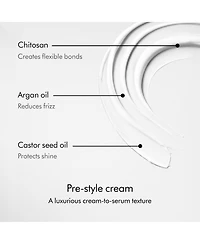 Dyson Chitosan Pre-style cream, Straight to Wavy, Rich Conditioning, 100ml
