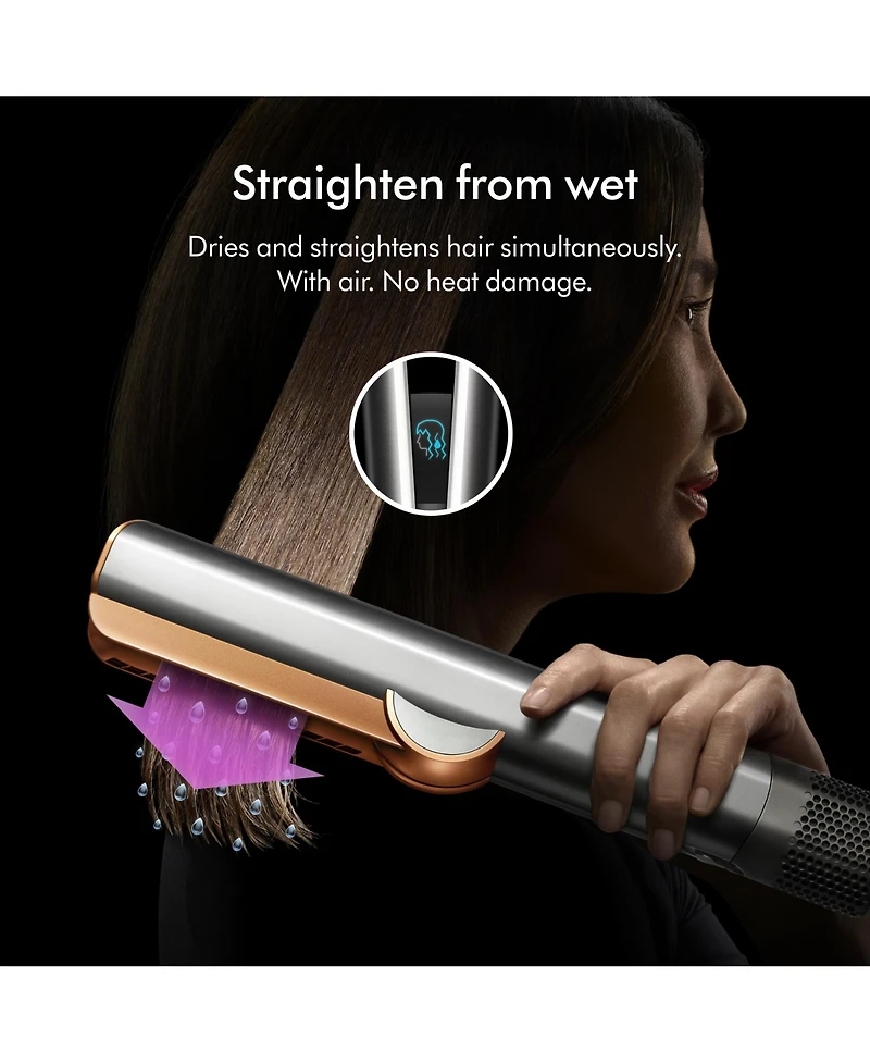 Special Edition Dyson Airstrait Hair Straightener | Strawberry Bronze/Blush Pink
