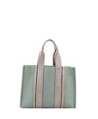 Pre-Owned Chloe Large Woody Tote Leather