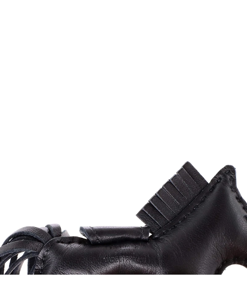 Pre-Owned Hermes Pm So Black GriGri Rodeo Bag Charm Leather