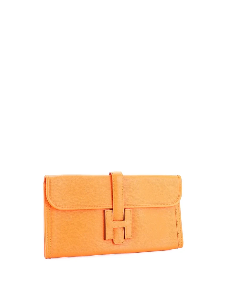 Pre-Owned HERMES 29 Jige Elan Clutch Epsom