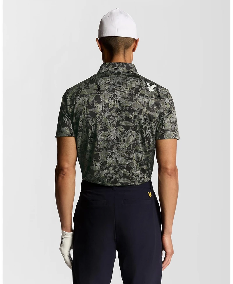 Lyle & Scott Men's Golf Digital Floral Polo Shirt