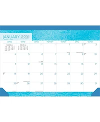 BrownTrout Seaside Currents | 2026 17 x 12 Inch Monthly Desk Pad Calendar