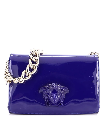 Pre-Owned Versace Palazzo Medusa Flap Bag Leather