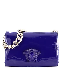 Pre-Owned Versace Palazzo Medusa Flap Bag Leather