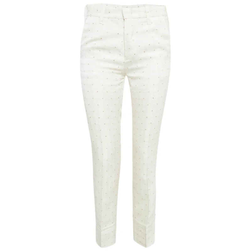 Pre-Owned Zadig & Voltaire Women's Star Pist Jacquard Straight Leg Trousers