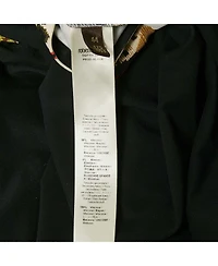 Pre-Owned Roberto Cavalli Women's Black Printed Jersey Short Dress