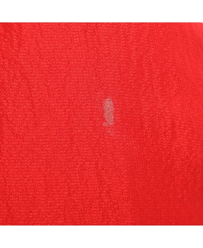 Pre-Owned Roberto Cavalli Women's Red Silk And Lace Trim Mini Dress