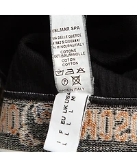 Pre-Owned Moschino Women's Cotton Knit Band Detail Leggings