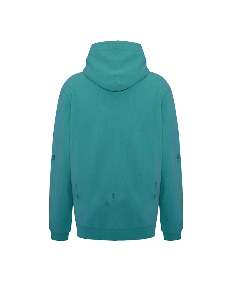 Pcfg Women's Cotton Long-Sleeve Destroyed Hoodie