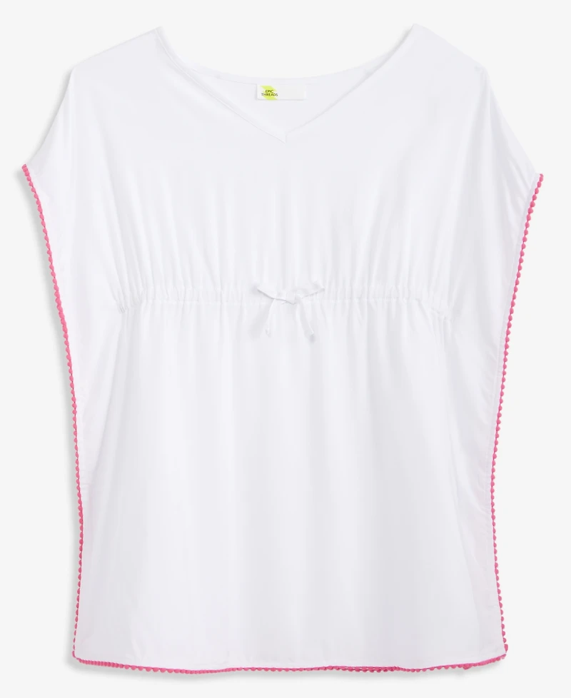 Epic Threads Girls' Xs-xl Woven Pom Cover-Up, Macy's Exclusive