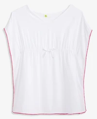 Epic Threads Girls' Xs-xl Woven Pom Cover-Up, Macy's Exclusive