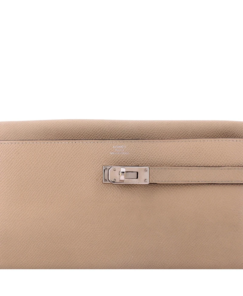 Pre-Owned Hermes Long Kelly Wallet Epsom