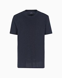 A|X Armani Exchange Men's Allover Logo Print T-Shirt